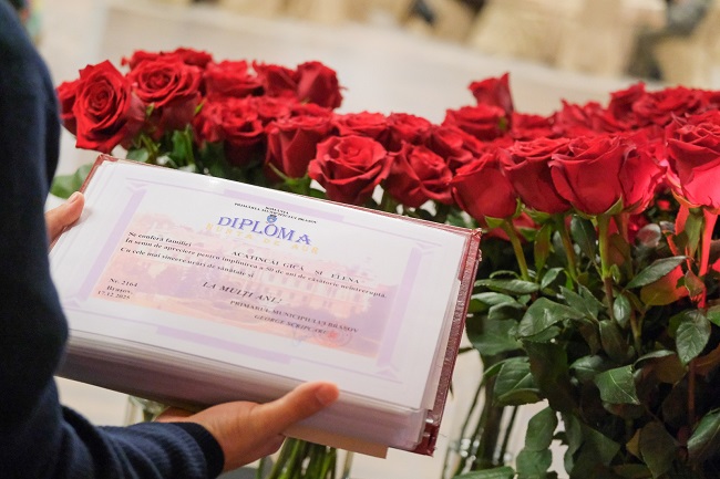 Brașovul a sărbătorit cuplurile de aur ale orașului