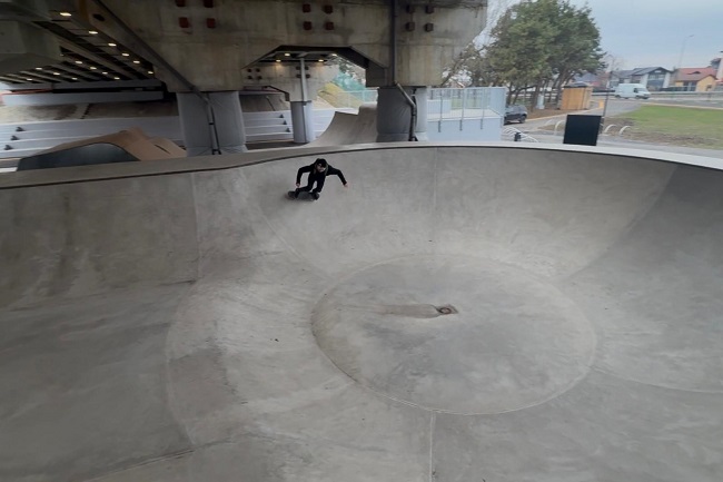 Skatepark-ul de la pasajul Fartec, cel mai complex din România